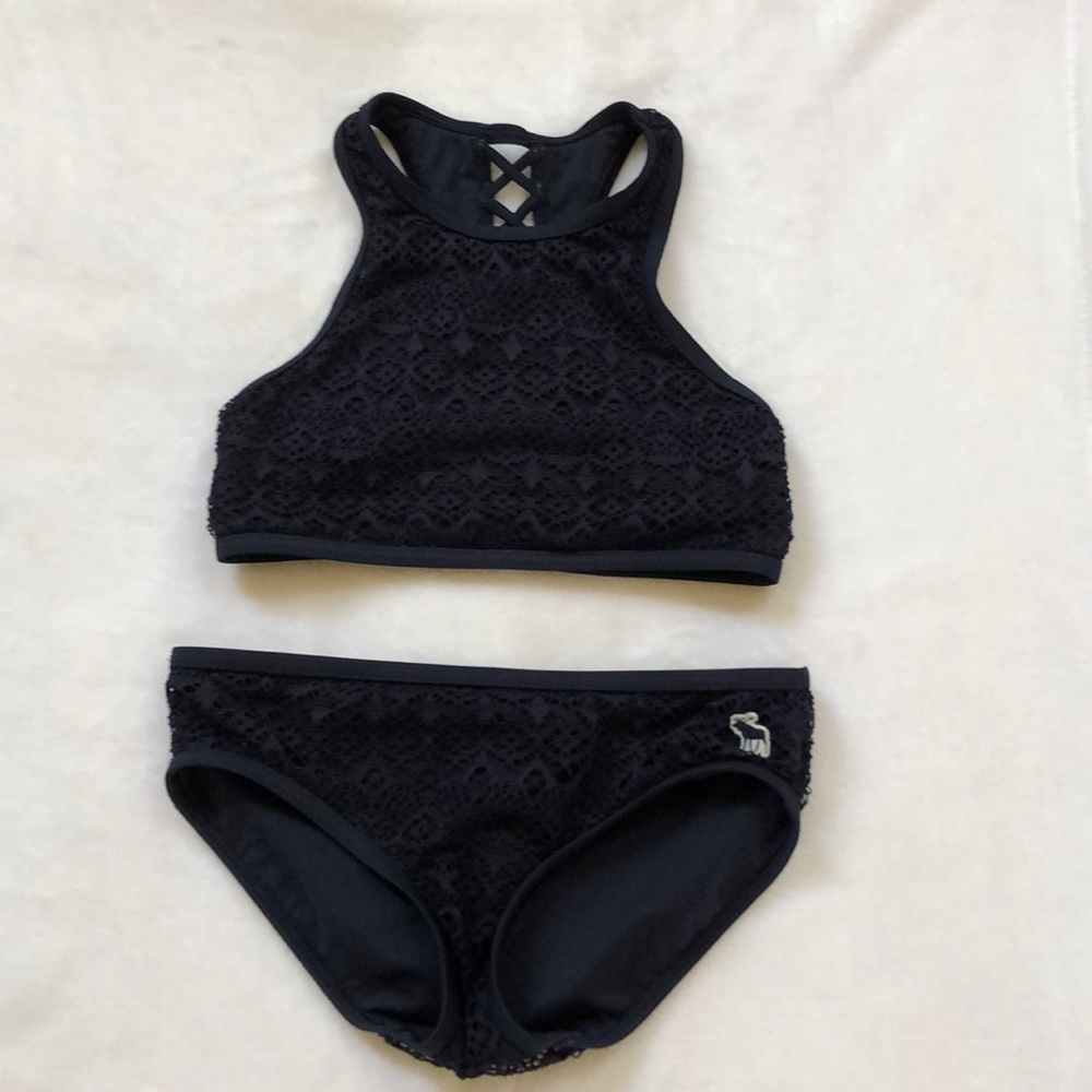 Navy blue Abercrombie Bikini
